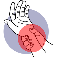 <strong>Arms</strong>. Loosens tightness and improves circulation.