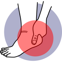 <strong>Legs & Calves</strong>. Eases heaviness and puffiness instantly.
