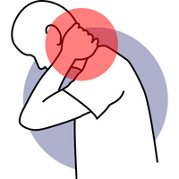 <strong>Neck & Shoulders</strong>. Melts desk tension in 5 minutes.