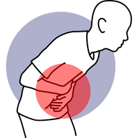 <strong>Stomach & Abdomen</strong>. Eases bloating and supports digestion.